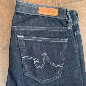 AG Adriano Goldschmied Dark Blue Ankle Jeans